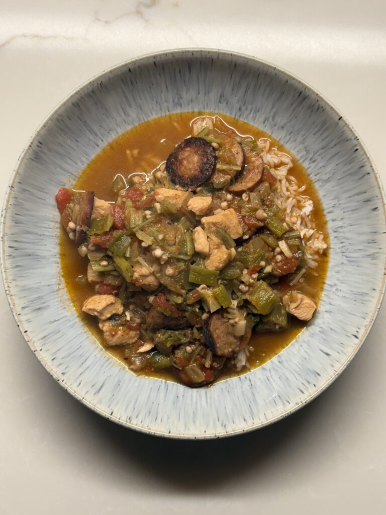 Bowl Of Chicken & Sausage Gumbo